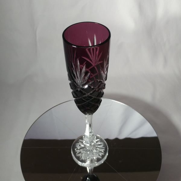 FABERGÉ  ODESSA PURPLE CRYSTAL FLUTE | SINGLE
