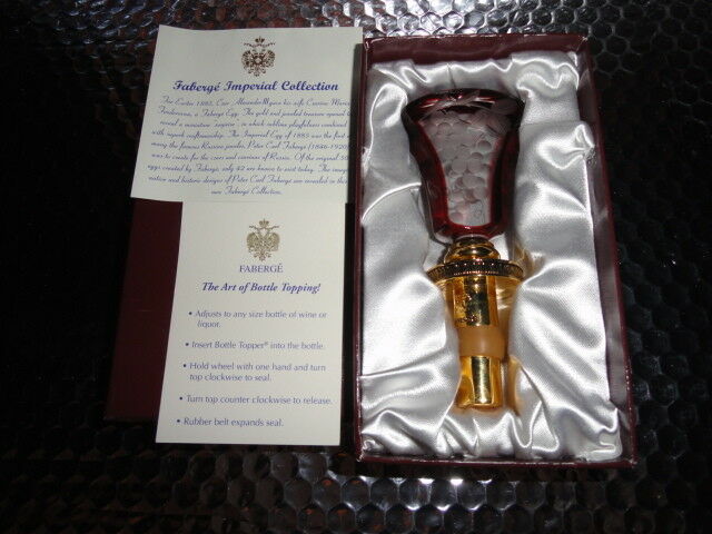Fabergé Crystal Bottle Stopper