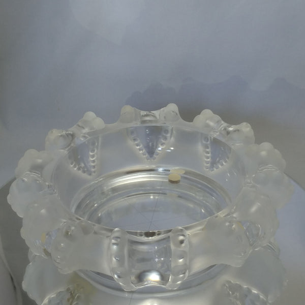 Lalique "Cannes" Octopus Frosted Art Glass Bowl