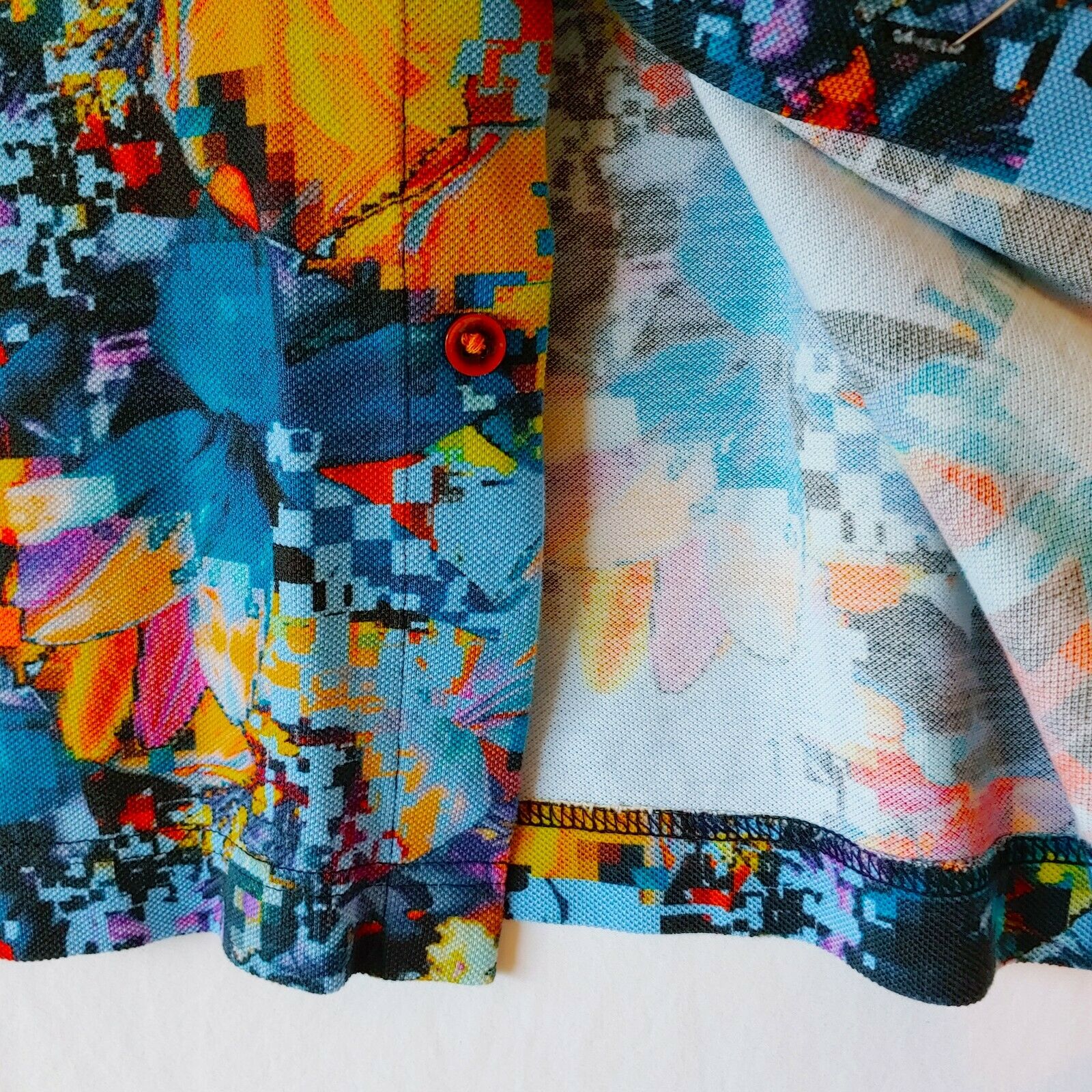 Robert Graham Short Sleeve Printed Sport Shirt Classic Fit - Medium