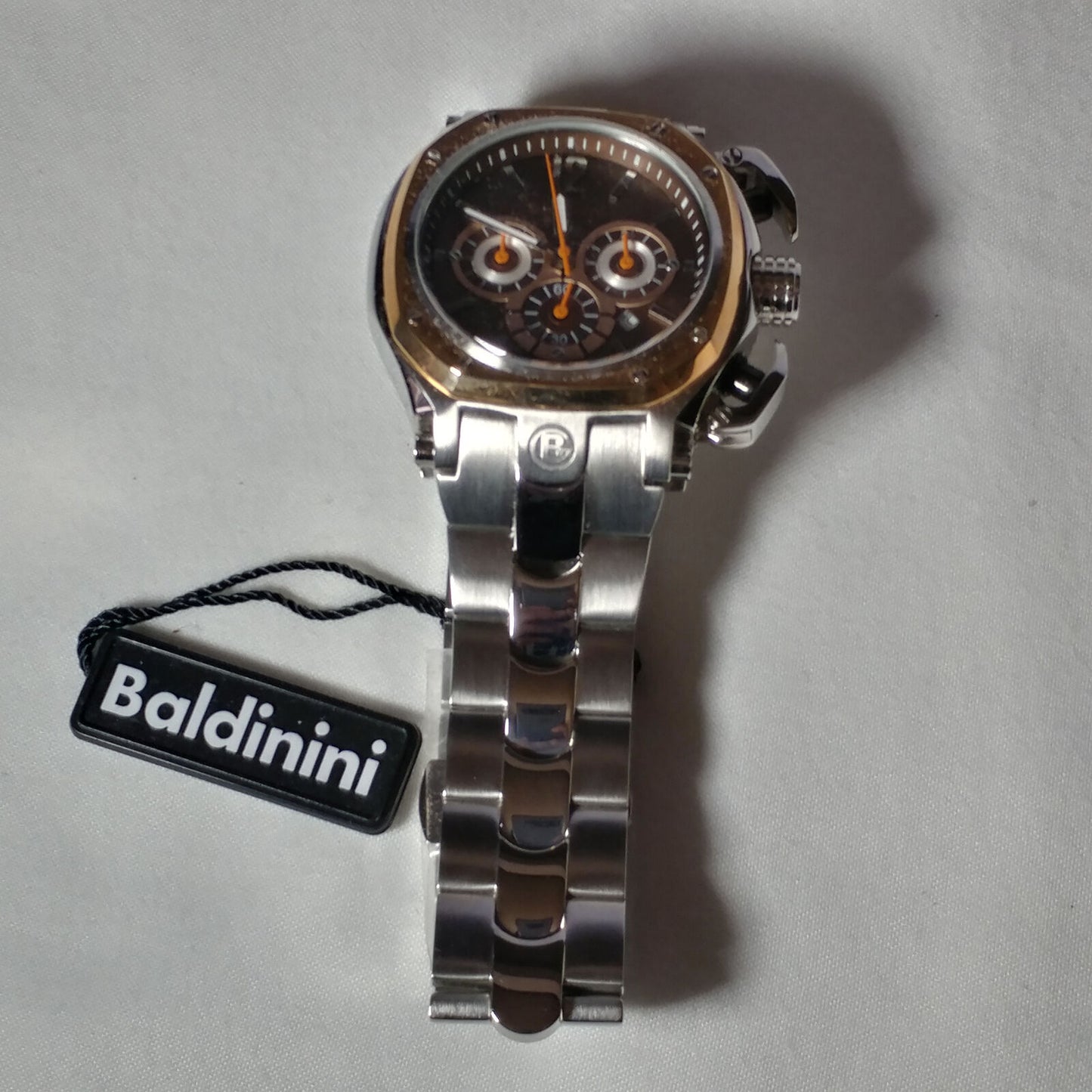 Baldinini Men's Chronographer Watches |  Chronograph Burgundy/Orange (62623705)