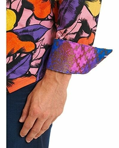 Robert Graham "Sacaton" NWT $398 Limited Edition Floral Embroidery Shirt Medium