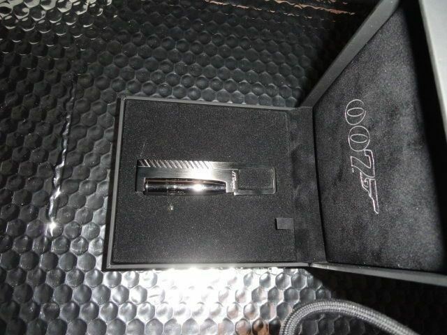 st dupont james bond 007 black pvd key ring
