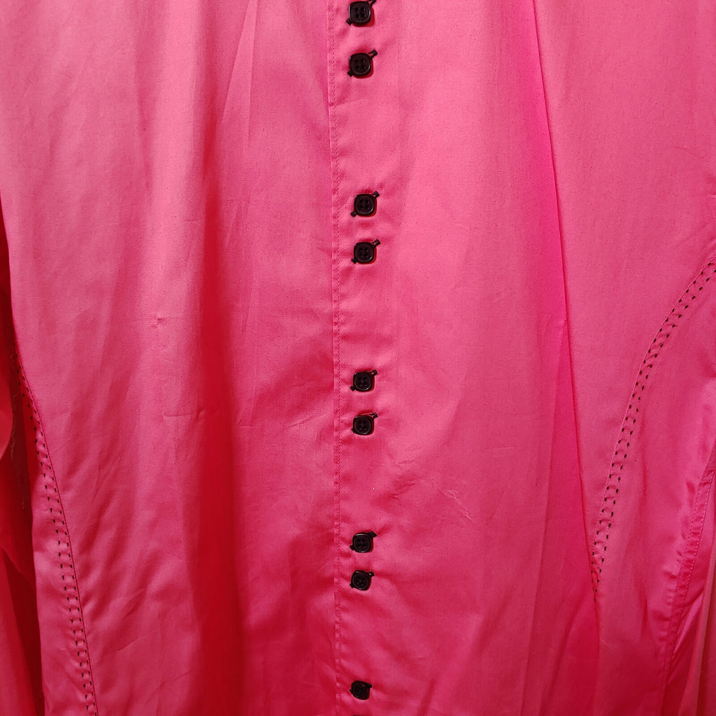 Debonair | Men's Pink Longsleeve Buttondown Casual Shirt | Sz. 3