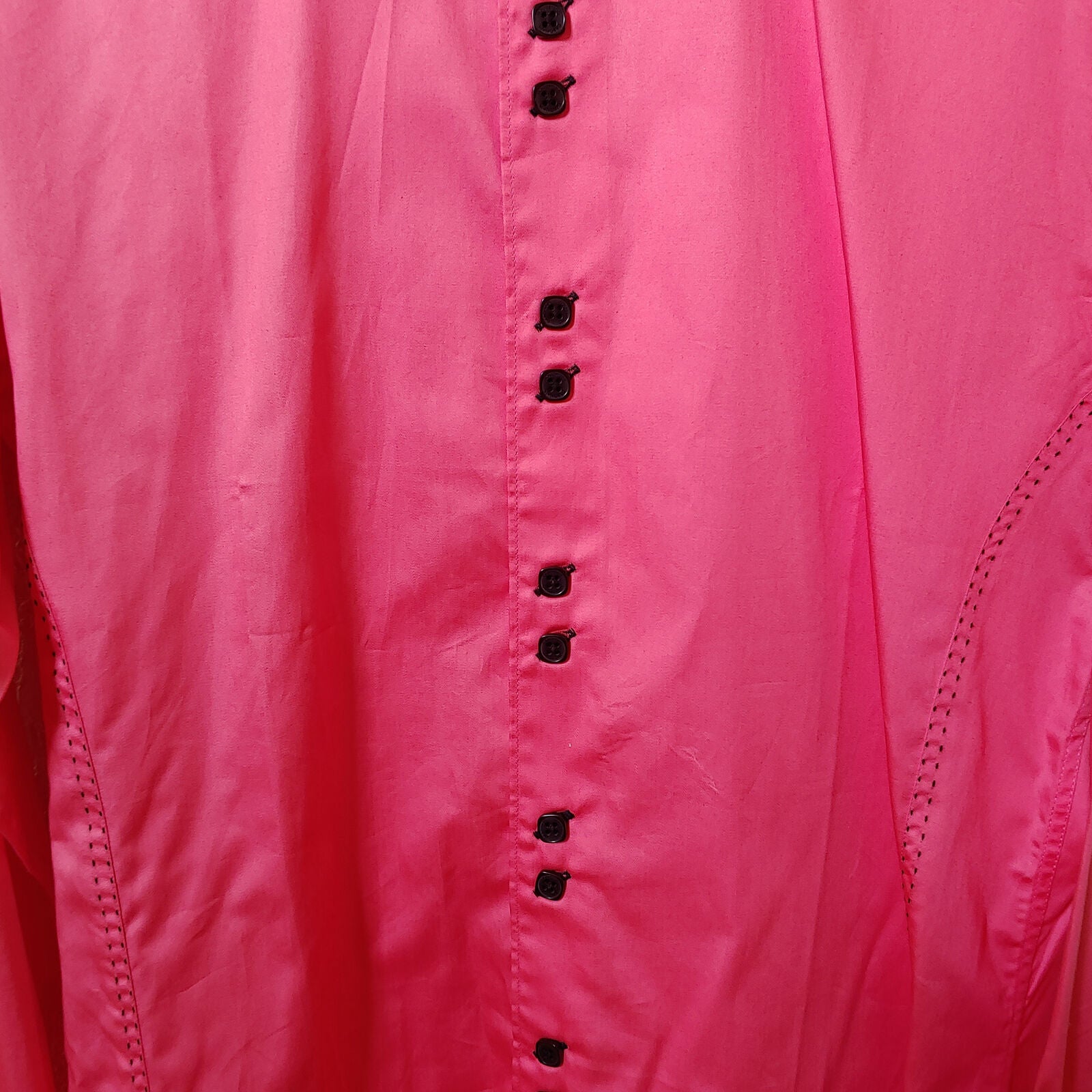 Debonair | Men's Pink Longsleeve Buttondown Casual Shirt | Sz. 3