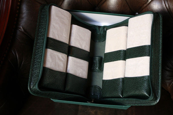 pheasant by R.D.Gomez Zippered Green  Case