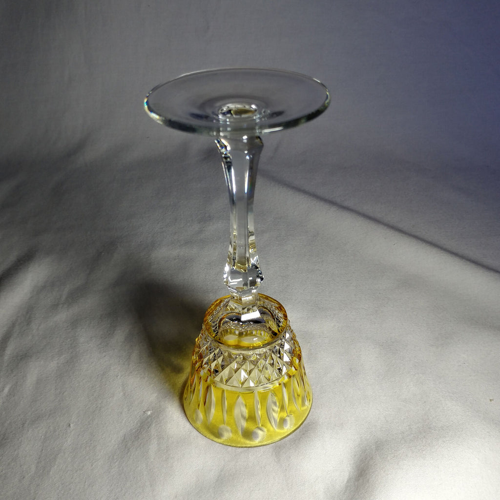 Faberge Xenia Yellow  Cordial Crystal Glass