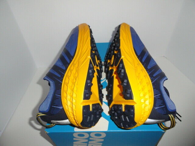 Hoka One Speedcoat 3 Blue & Gold size 13 M