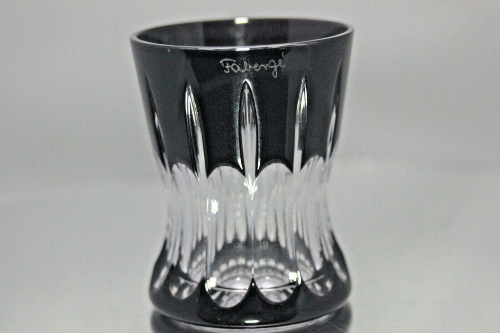 Faberge Black Crystal  Shot Glass