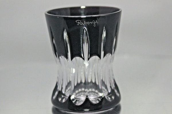 Faberge Black Crystal  Shot Glass