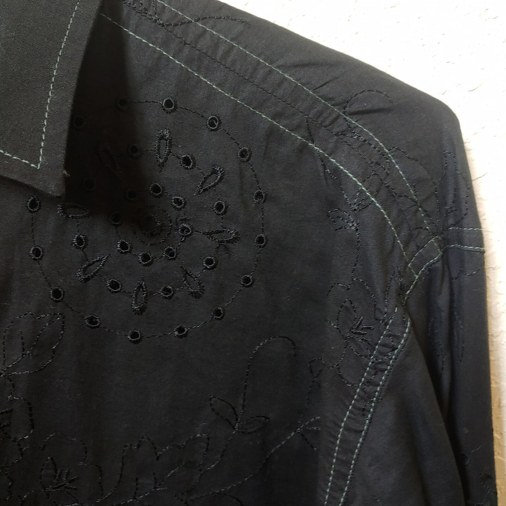 Georg Roth | Los Angeles | Men's Black Long sleeve Button down Casual Shirt