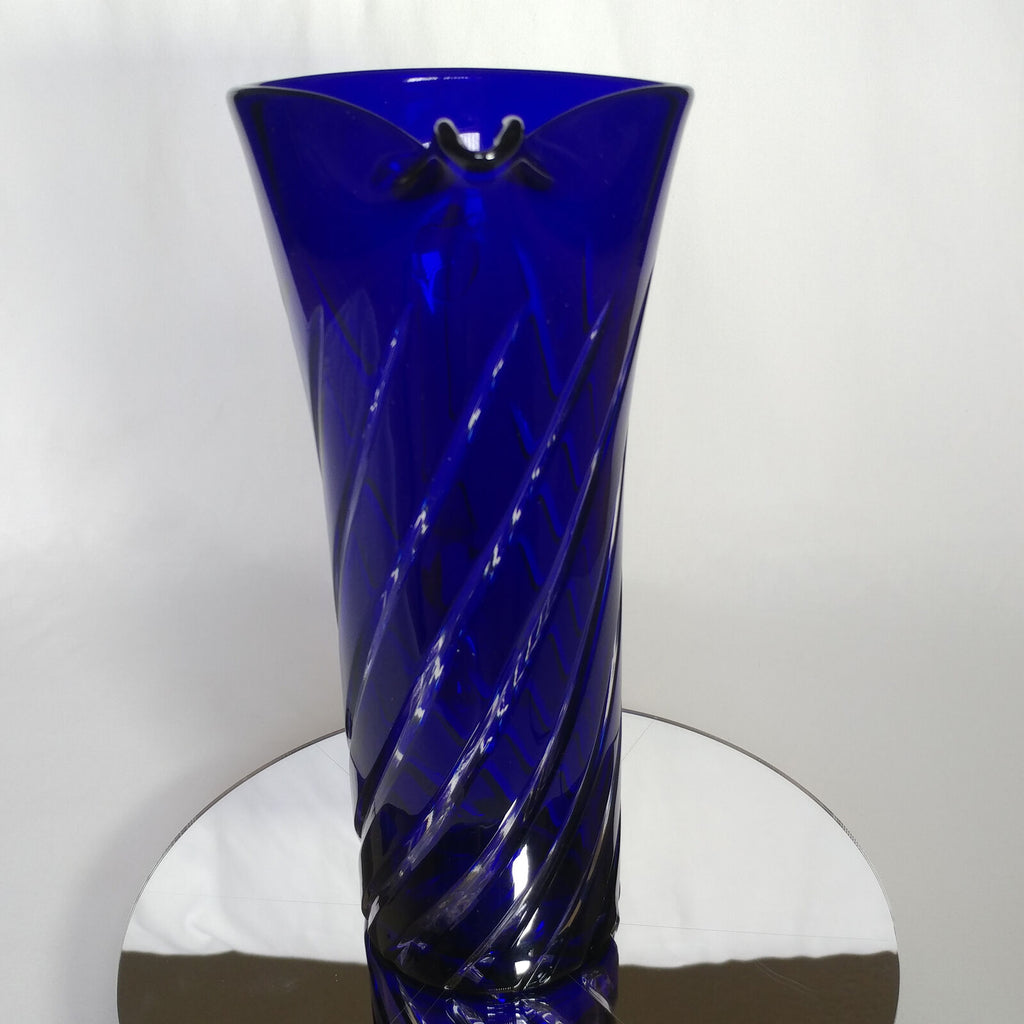 Blue Swirl Martini Pitcher