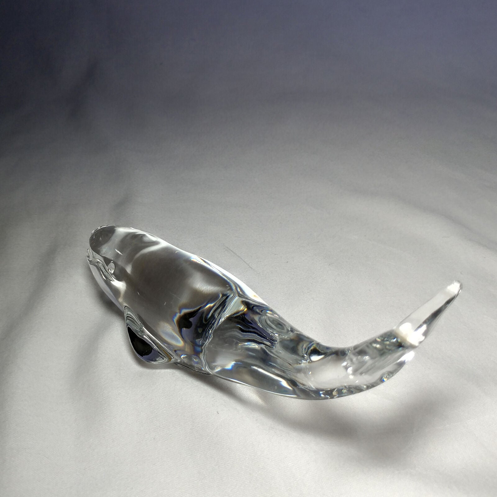 Baccarat Crystal Whale. Spectacular Heavyweight Beauty