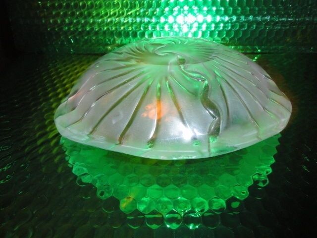 Lalique Frosted Glass Nancy Cendrier Bowl Ashtray