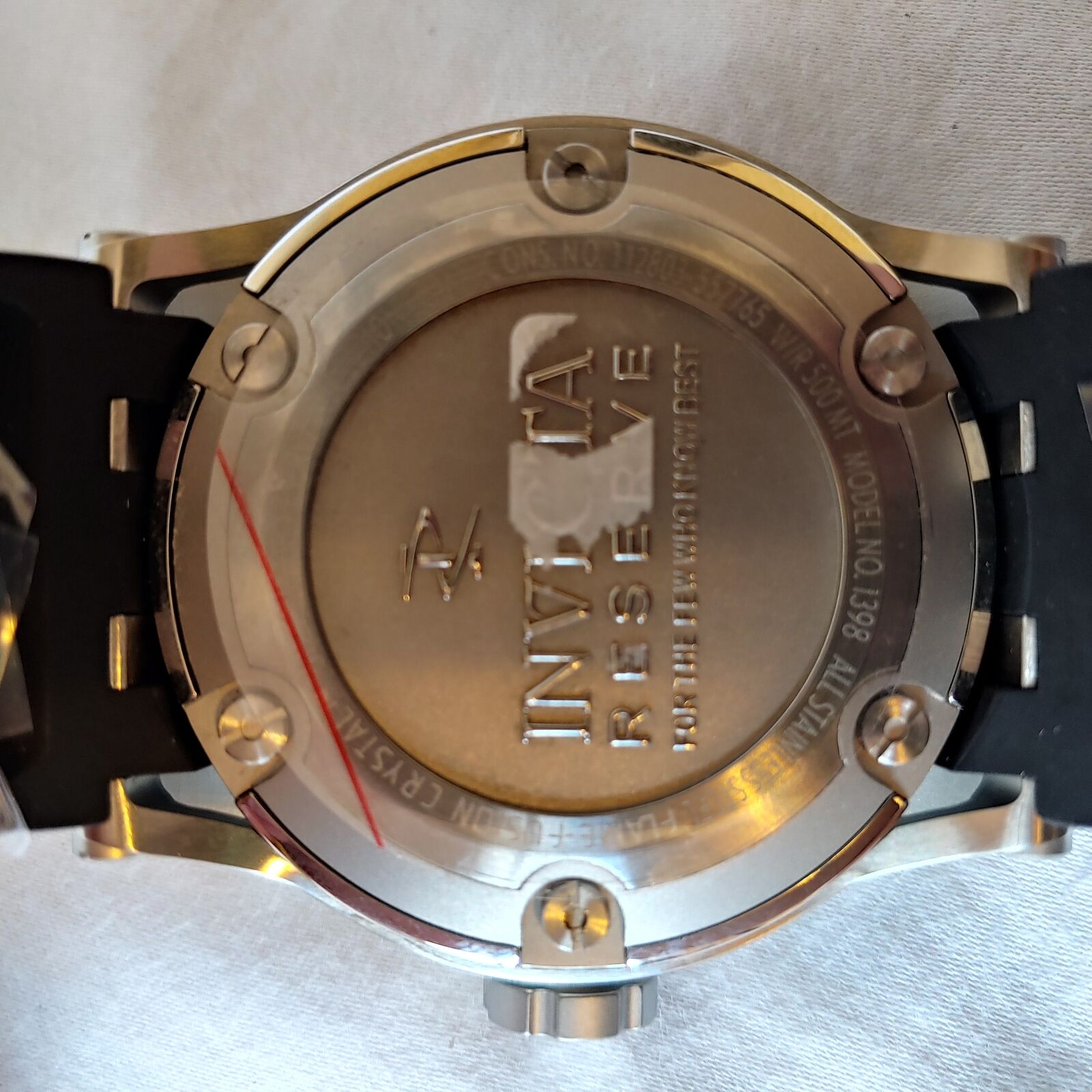 INVICTA SUBAQUA QUARTZ WATCH - STAINLESS STEEL CASE WITH GREY TONE RUBBER BAND