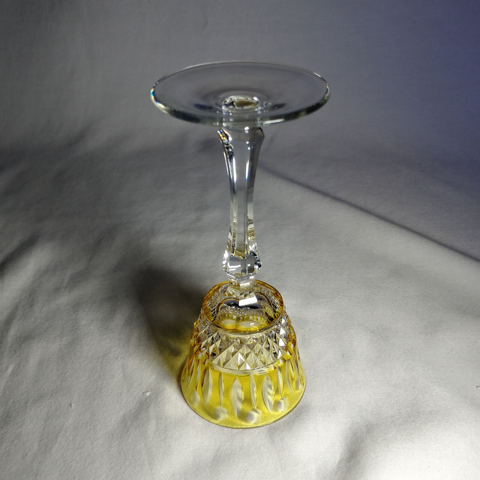 Faberge Xenia Yellow  Cordial Crystal Glass