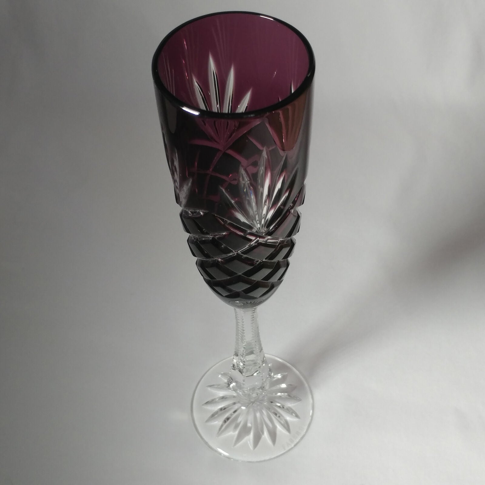 FABERGÉ  ODESSA PURPLE CRYSTAL FLUTE | SINGLE