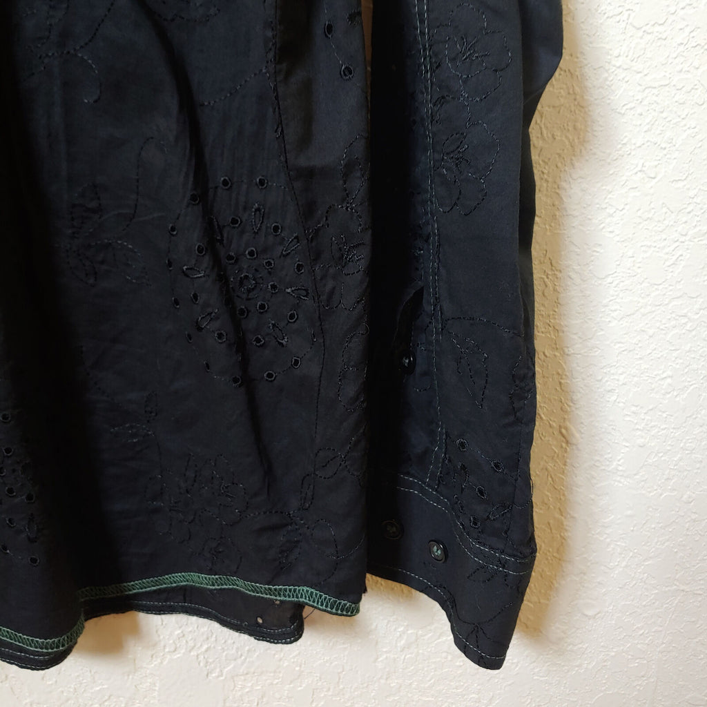 Georg Roth | Los Angeles | Men's Black Long sleeve Button down Casual Shirt