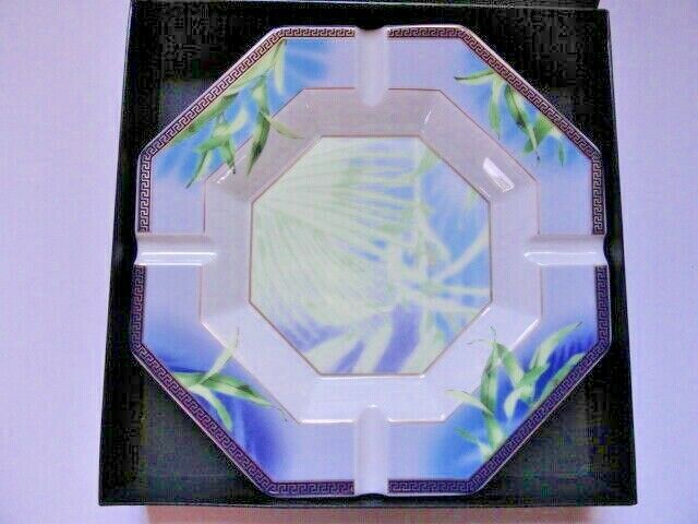 Versace by Rosenthal Jungle Large Porcelain Ashtray 9 inch