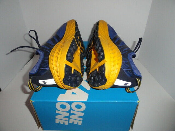 Hoka One Speedcoat 3 Blue & Gold size 13 M