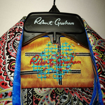 Robert Graham - Colorful Long Sleeve - Men's Medium Button Down Classic Fit