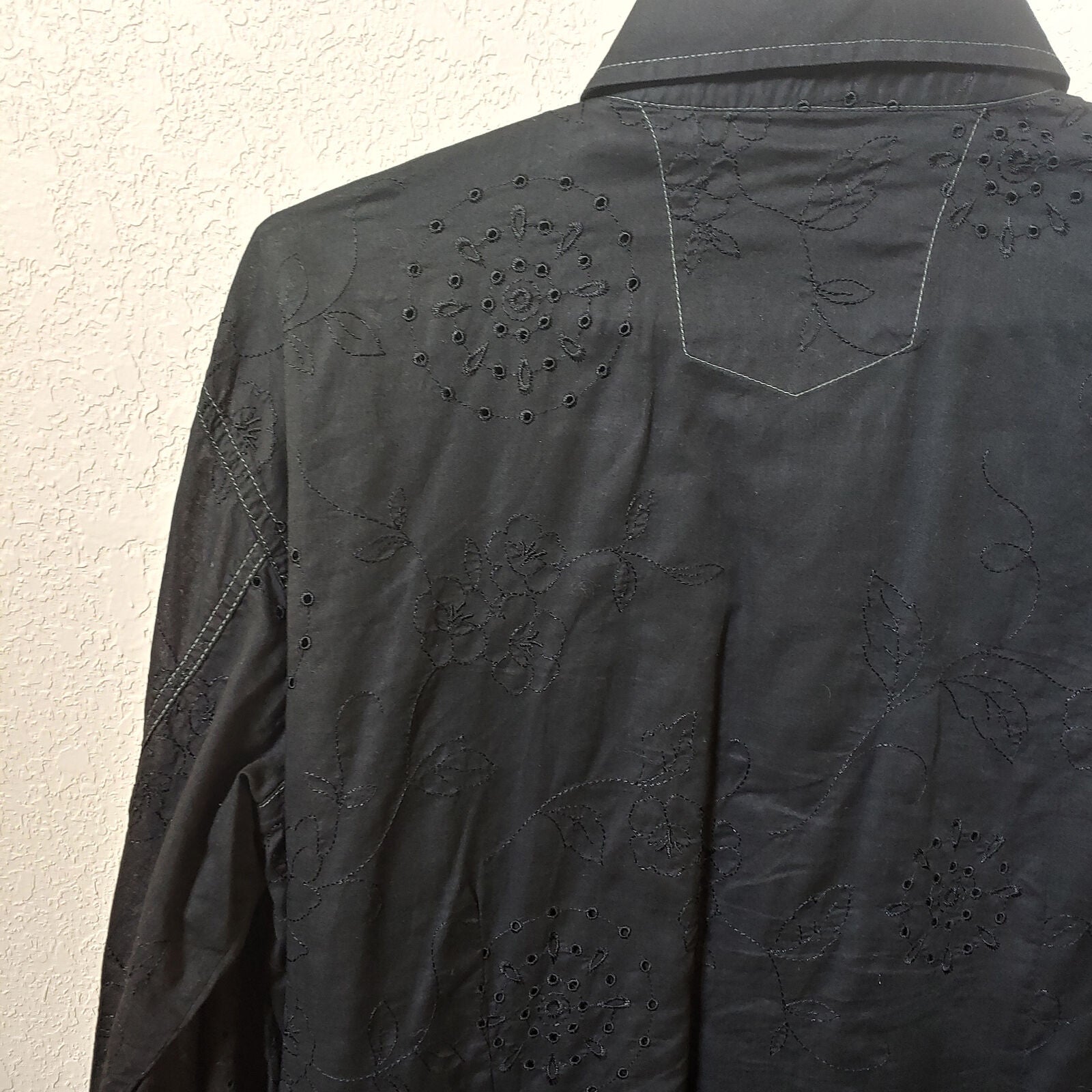 Georg Roth | Los Angeles | Men's Black Long sleeve Button down Casual Shirt
