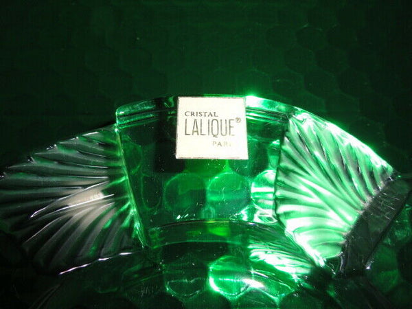 Lalique French Crystal Ashtray with sticker
