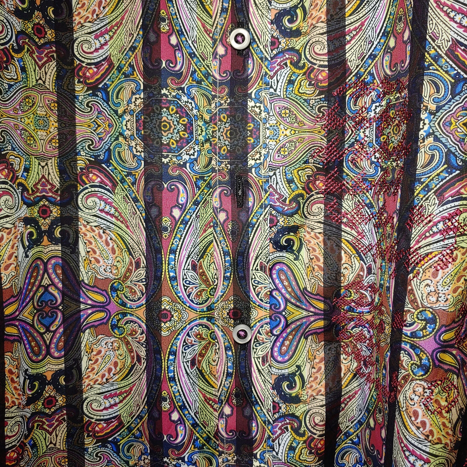 Robert Graham Colorful Long Sleeve Shirt - Medium