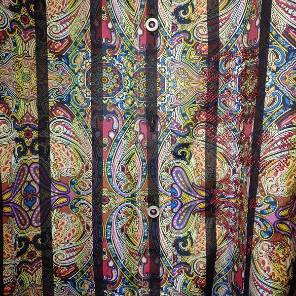 Robert Graham - Colorful Long Sleeve - Men's Medium Button Down Classic Fit