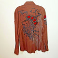 Rebel Spirit  Brown King of Kings Shirt Men's Medium