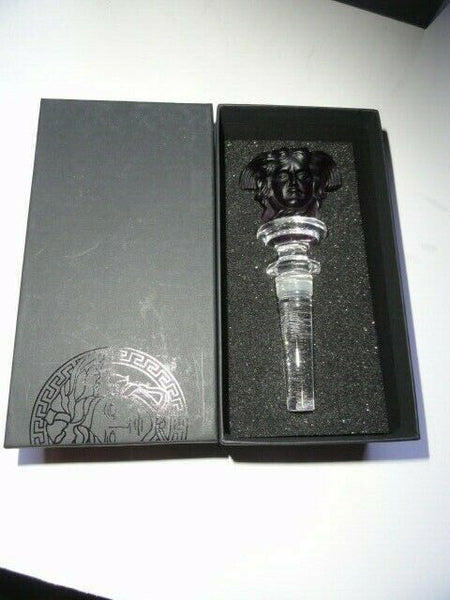 Versace Medusa Amethyst Crystal Bottle Stopper