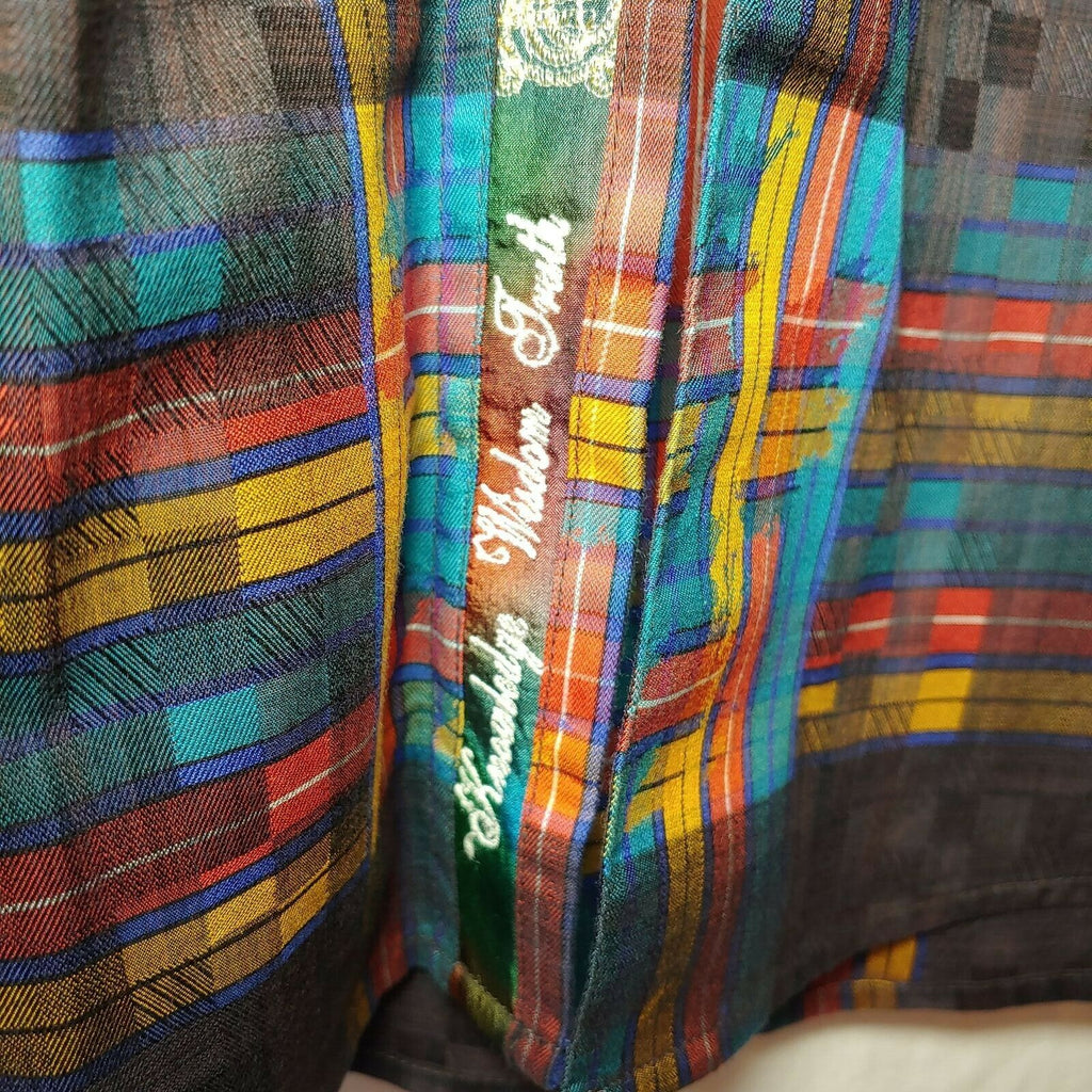 Robert Graham - Colorful Long Sleeve - Men's Medium Button Down Classic Fit