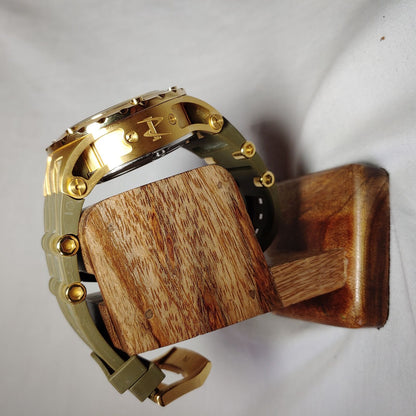 Invicta Men's 12039 Subaqua Reserve GMT Olive Dial Olive Rubber Watch