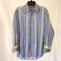 Robert Graham - Colorful Long Sleeve - Men's Medium Button Down Classic Fit