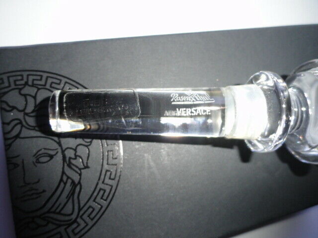 Versace Medusa Frosted  Crystal Bottle Stopper