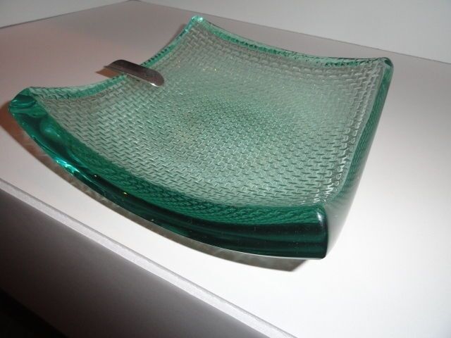 Stephen Schlanser Studio Art Glass Ashtray