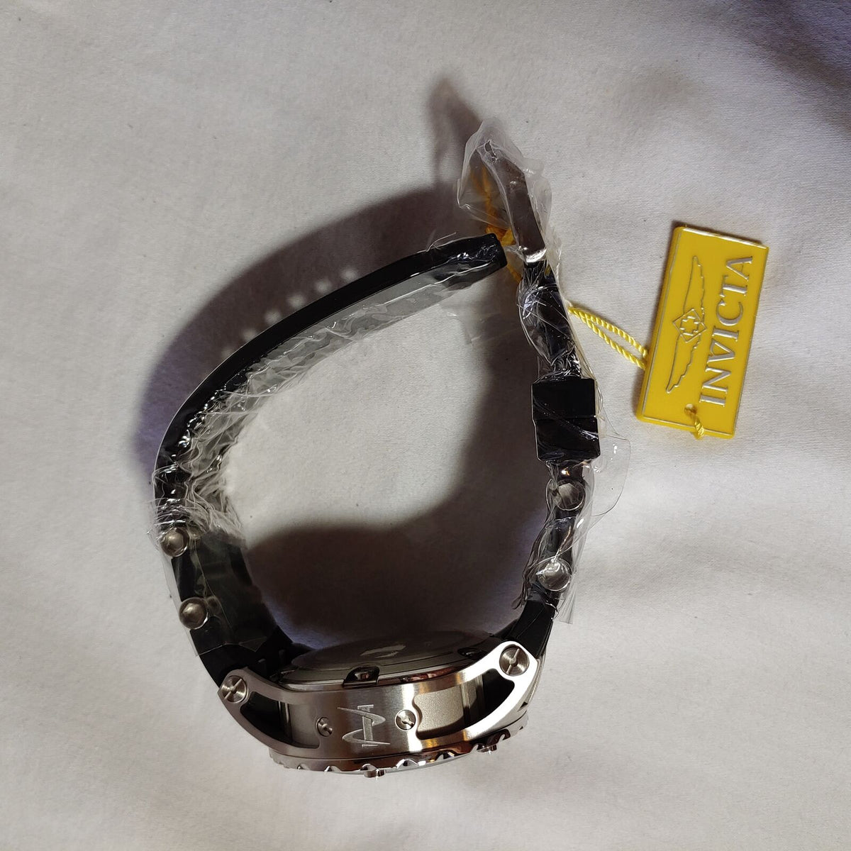 INVICTA SUBAQUA QUARTZ WATCH - STAINLESS STEEL CASE WITH GREY TONE RUBBER BAND