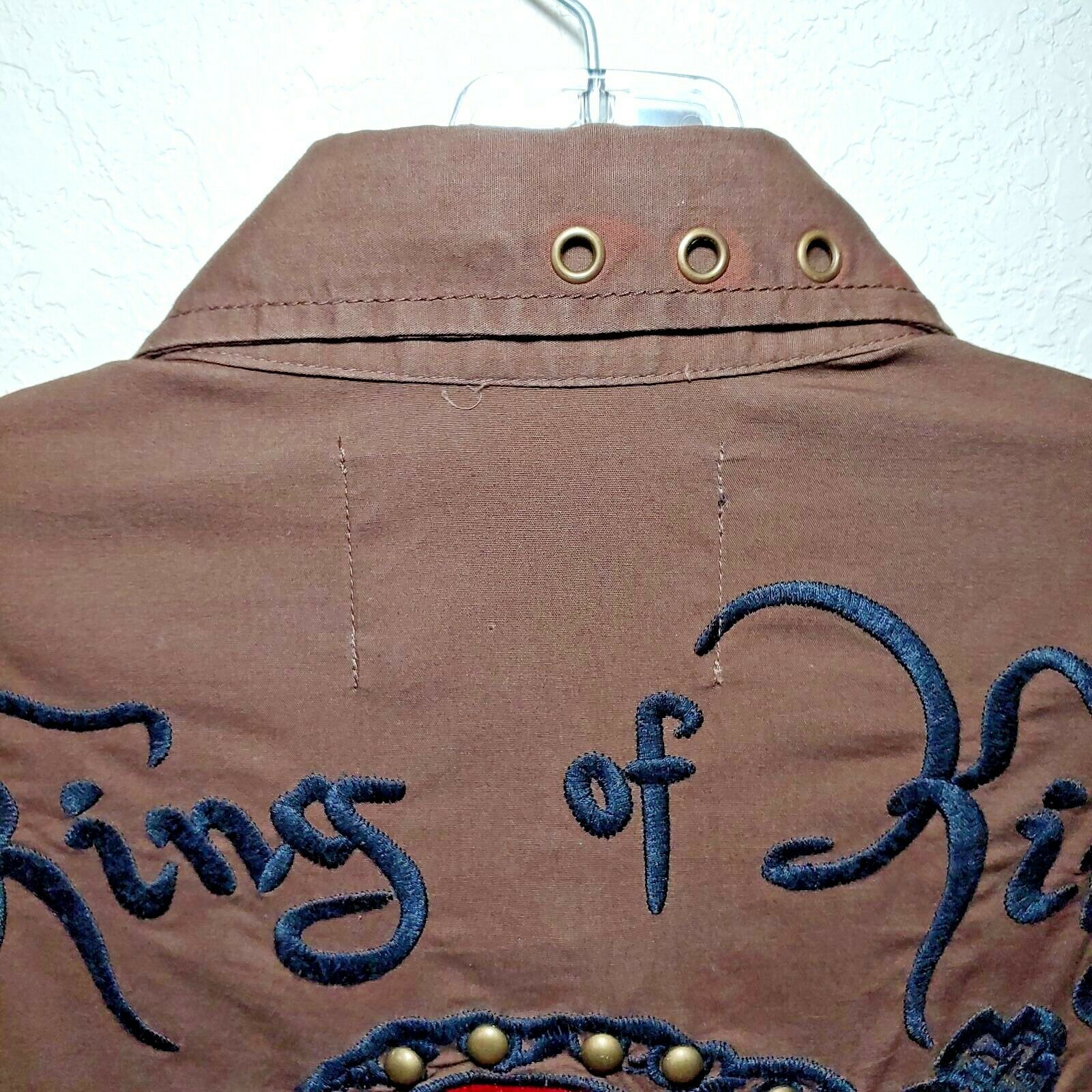 Rebel Spirit  Brown King of Kings Shirt Men's Medium