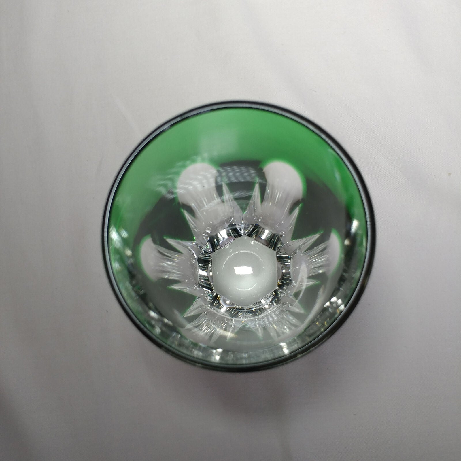 Fabergé Crystal Emerald Green Glass