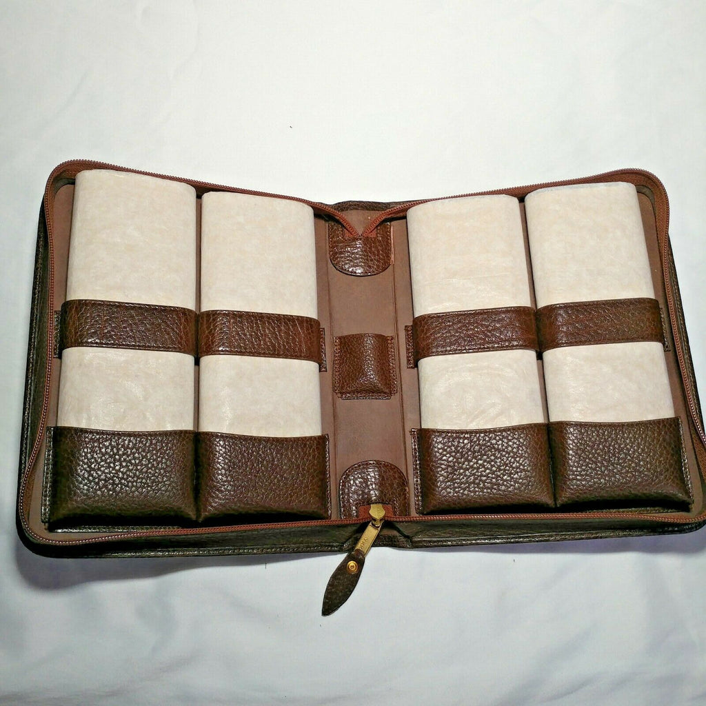 Pheasant by R.D.Gomez | Spain | Brown Leather Case | P.N: 601-Brown