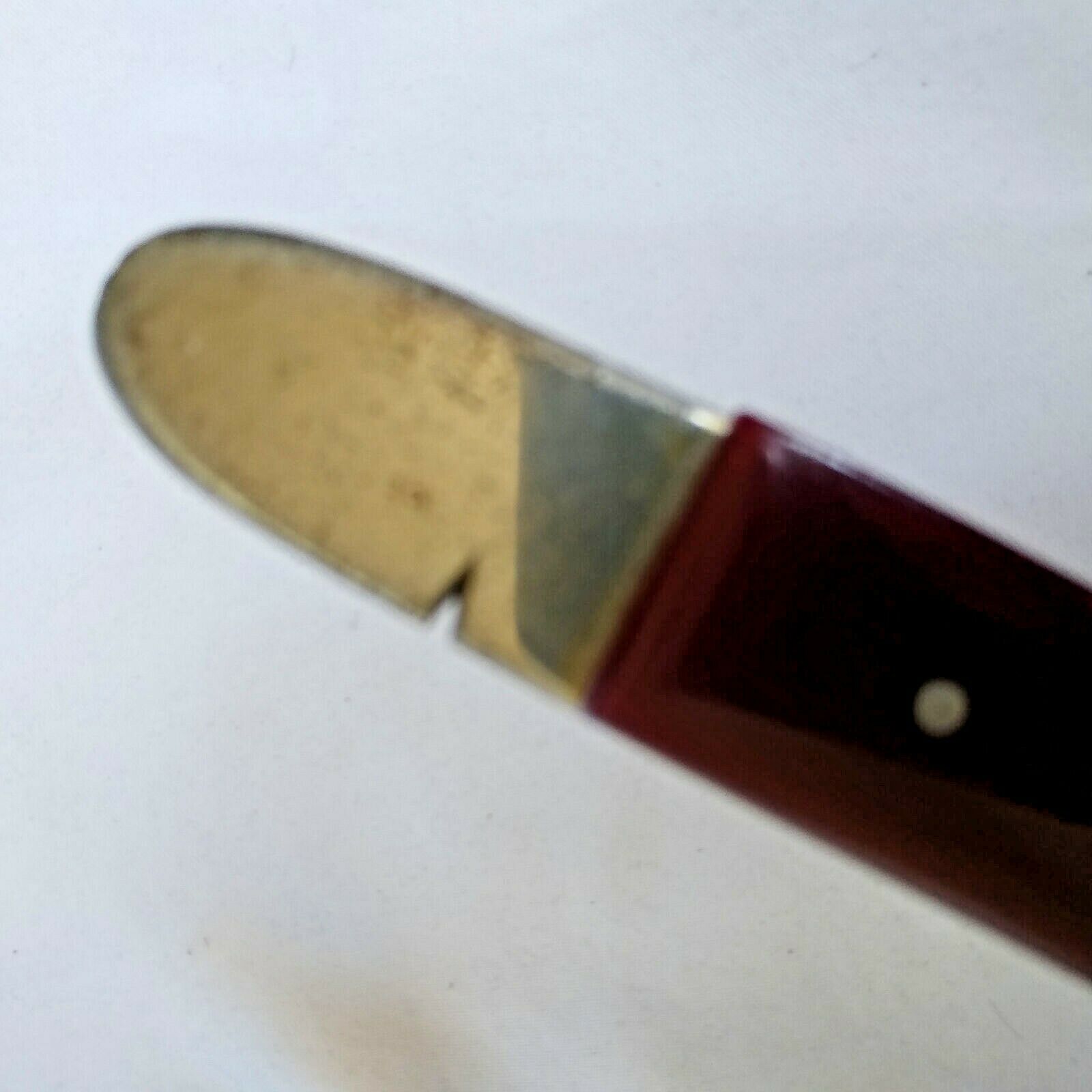 Vintage Cigar Cutter/Punch w/ Box Opener and Wooden Handle - Solingen