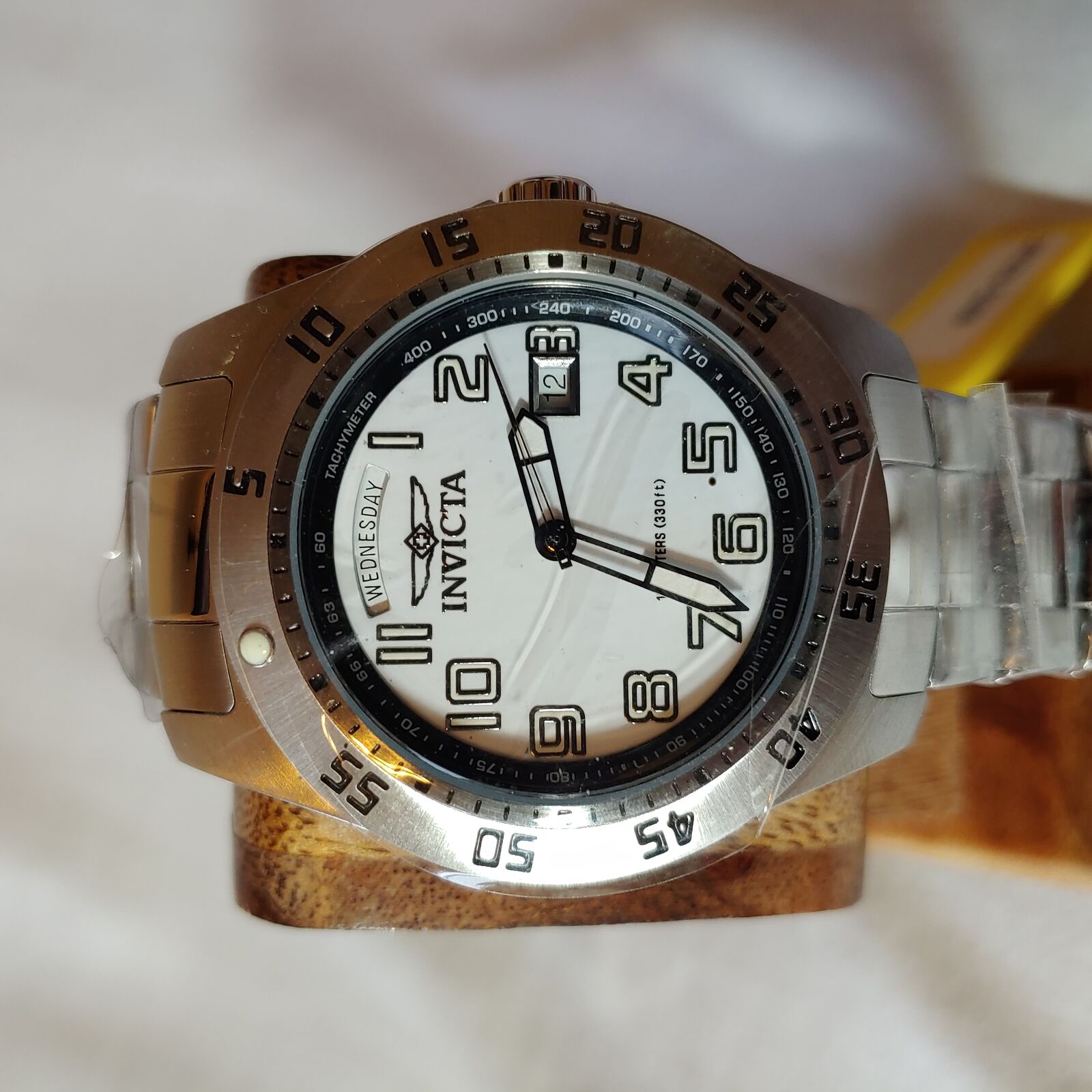 INVICTA SPECIALTY SWISS MOVEMENT QUARTZ WATCH - STAINLESS STEEL CASE AND BAND