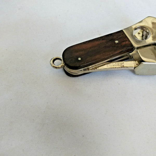 Mini Vintage Cigar Cutter with wood Handle