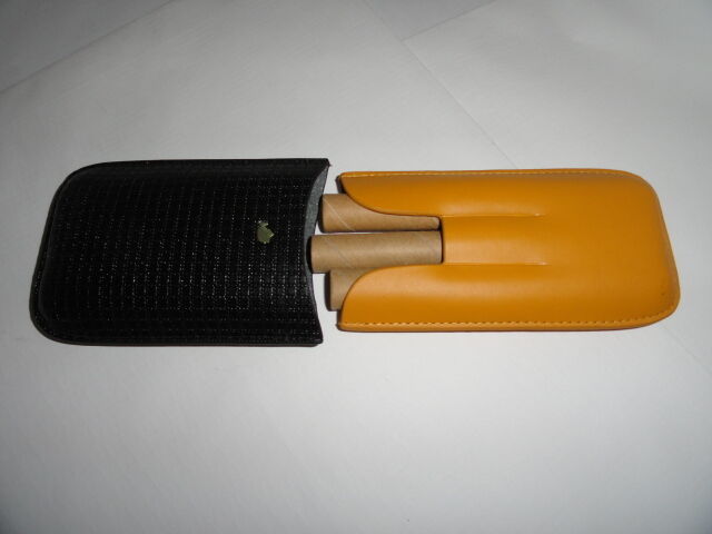 Black & Gold Leather Case