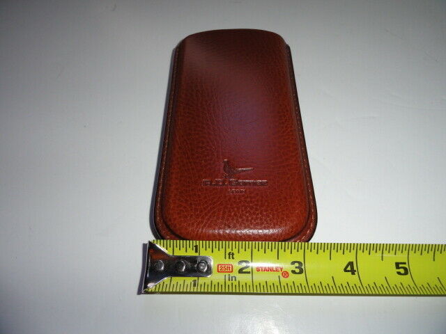 Pheasant Leather Eye Glass Case Xtra Wide