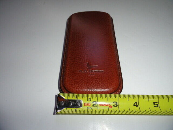 Pheasant Leather Eye Glass Case Xtra Wide