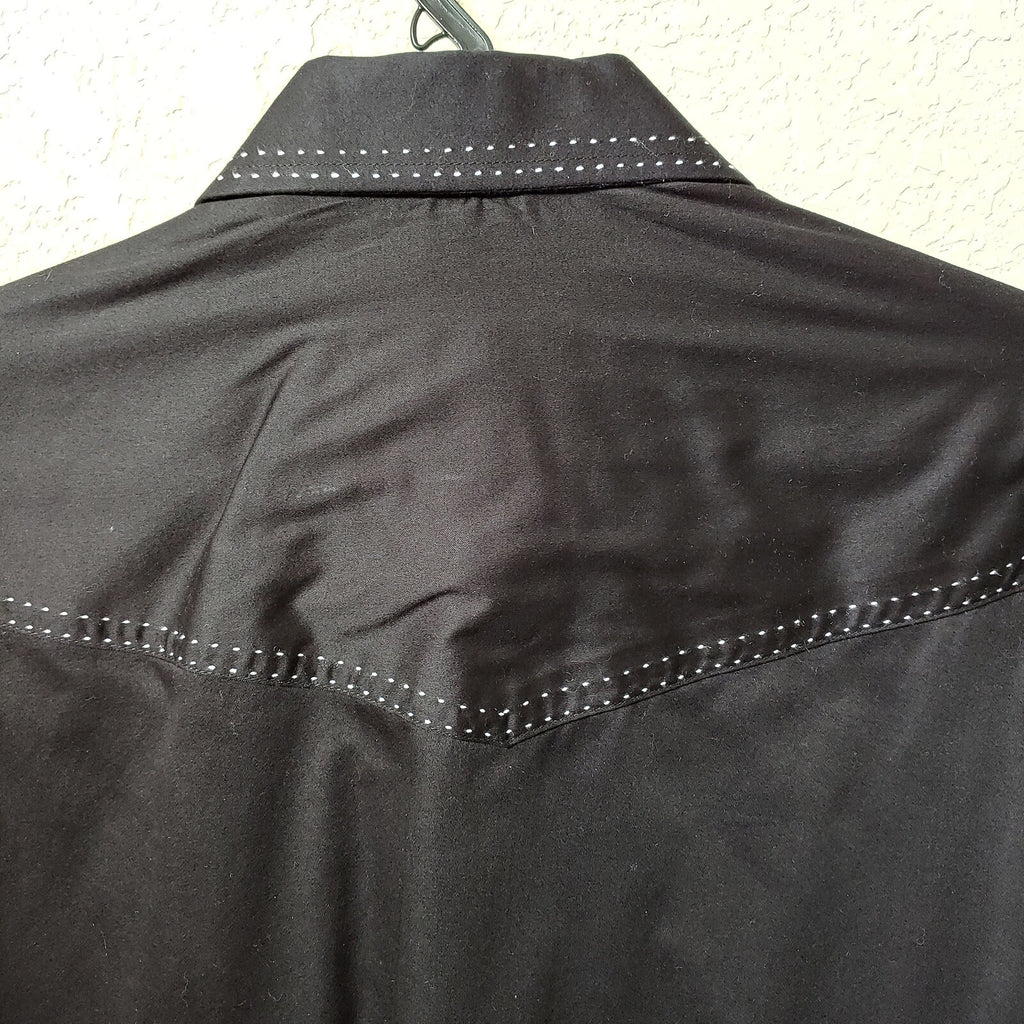 Envy Couture | Slim Fit | Black Longsleeve Buttondown Casual Shirt