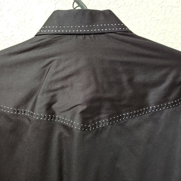 Envy Couture | Slim Fit | Black Longsleeve Buttondown Casual Shirt