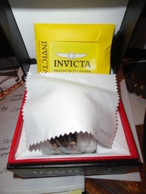 Invicta Subaqua  Model 6905 Specialty Chronograph Gold Plated Swiss Watch