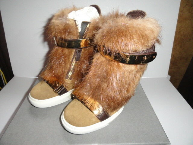 GIUSEPPE ZANOTTI LORENZ 75 TR DONNA FUR SNEAKERS 38.5